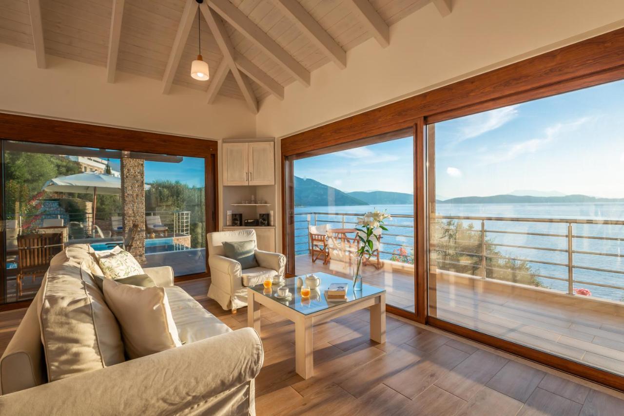 Iris Villas Lefkada - Marine Villa With Private Sea Access Syvota Exterior foto