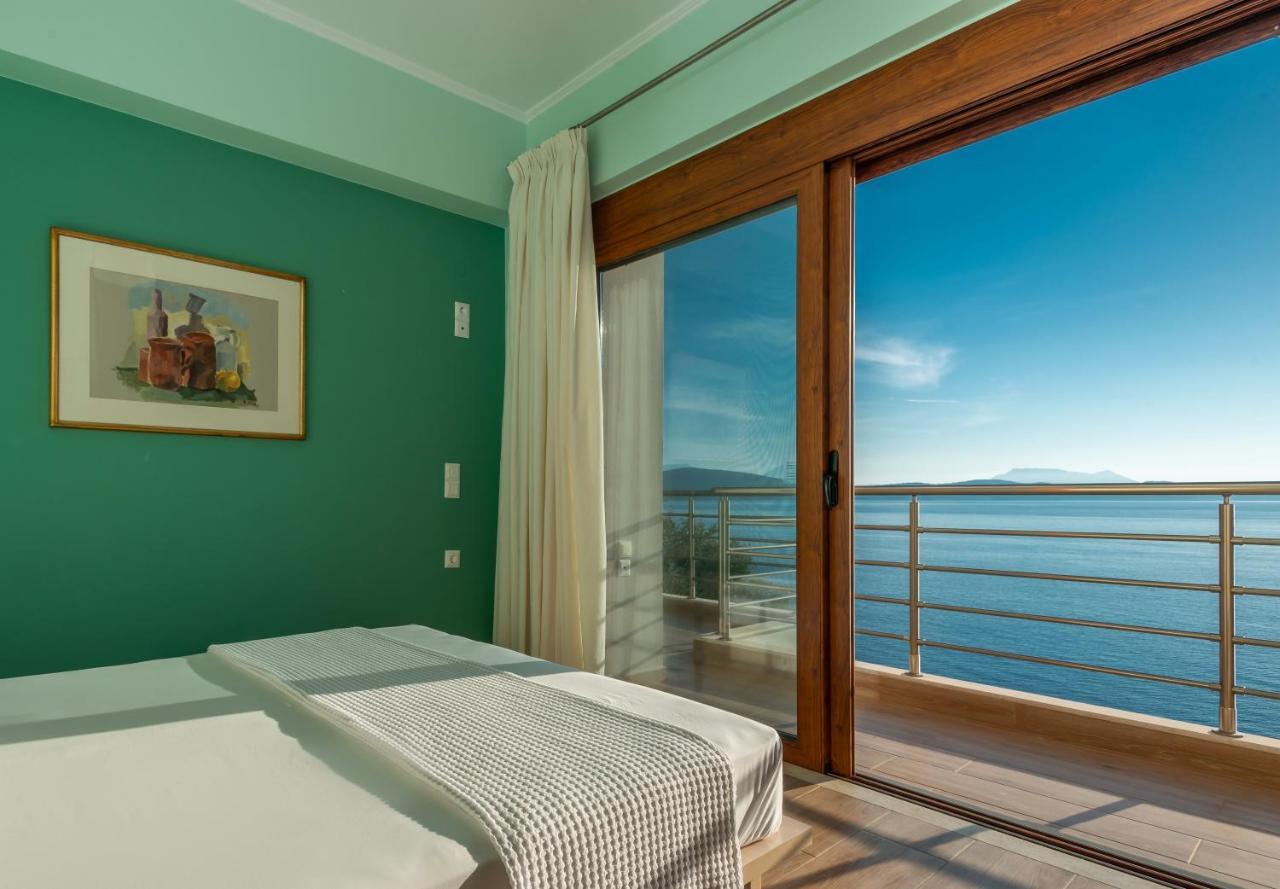 Iris Villas Lefkada - Marine Villa With Private Sea Access Syvota Exterior foto