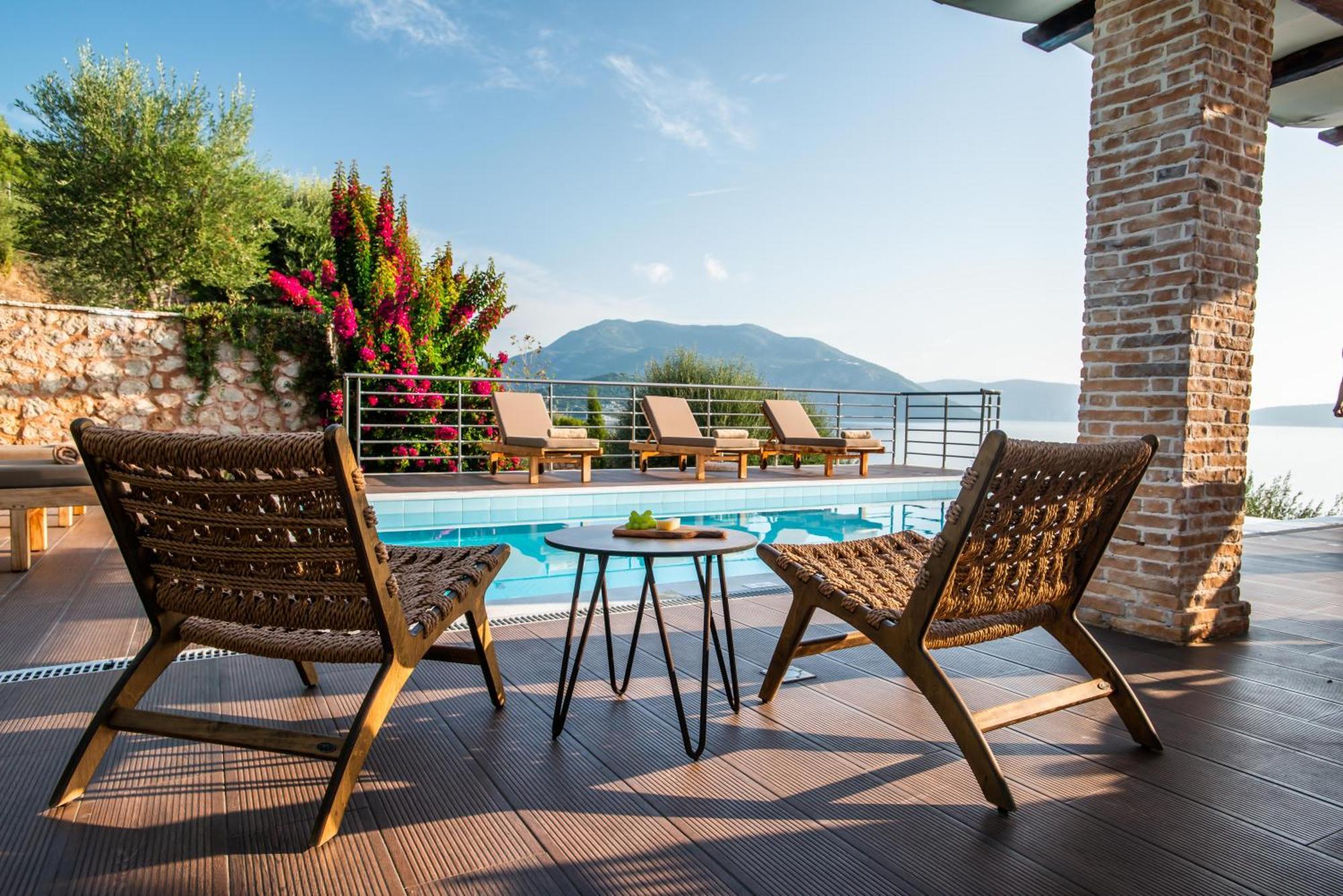 Iris Villas Lefkada - Marine Villa With Private Sea Access Syvota Exterior foto