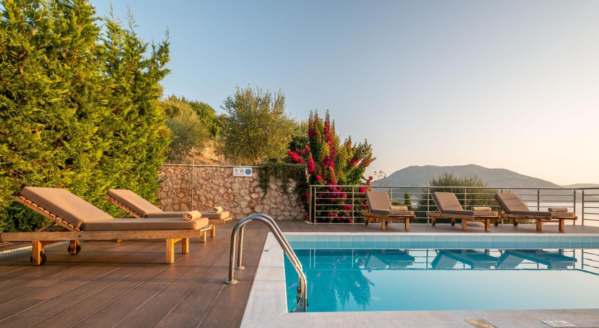 Iris Villas Lefkada - Marine Villa With Private Sea Access Syvota Exterior foto