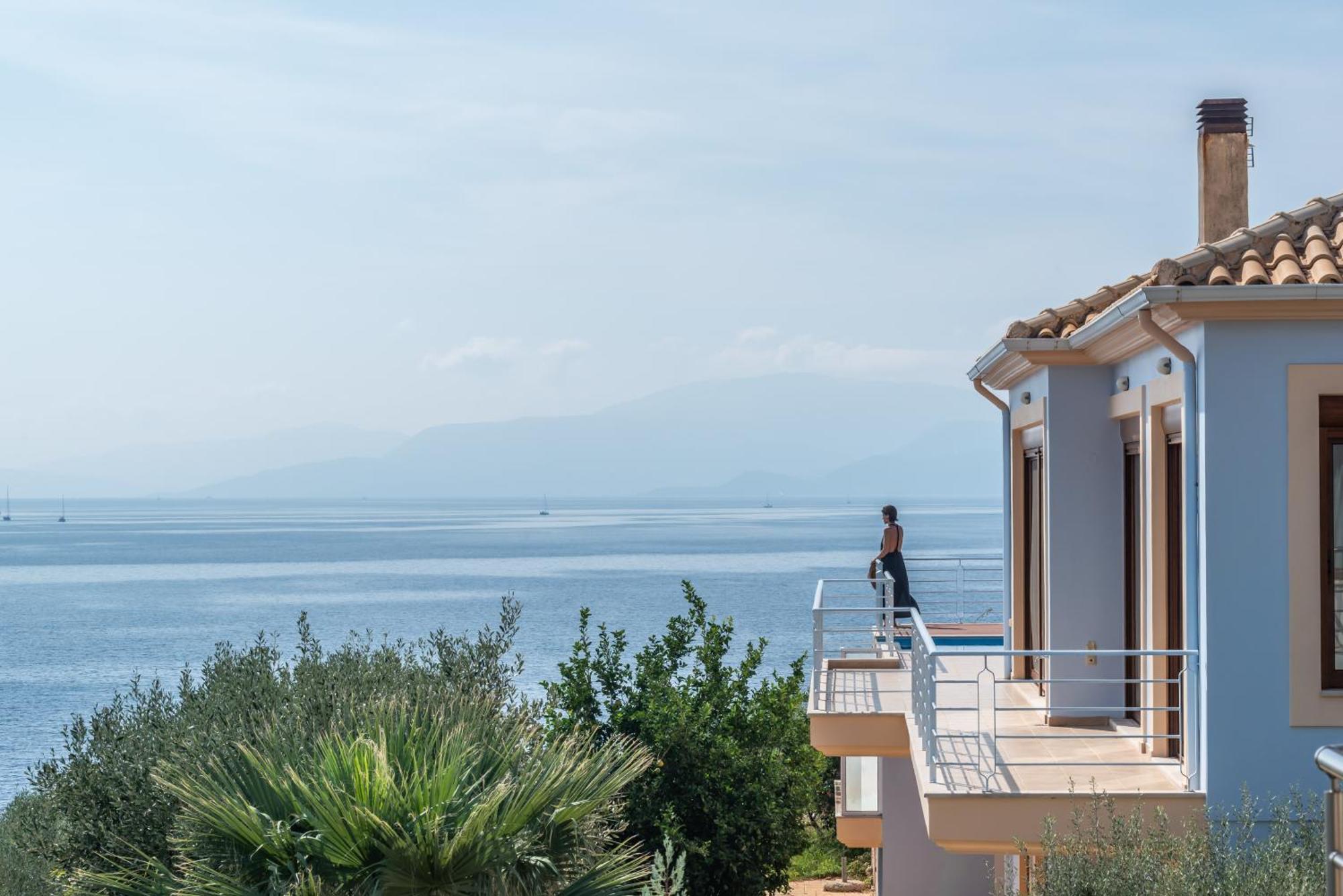Iris Villas Lefkada - Marine Villa With Private Sea Access Syvota Exterior foto