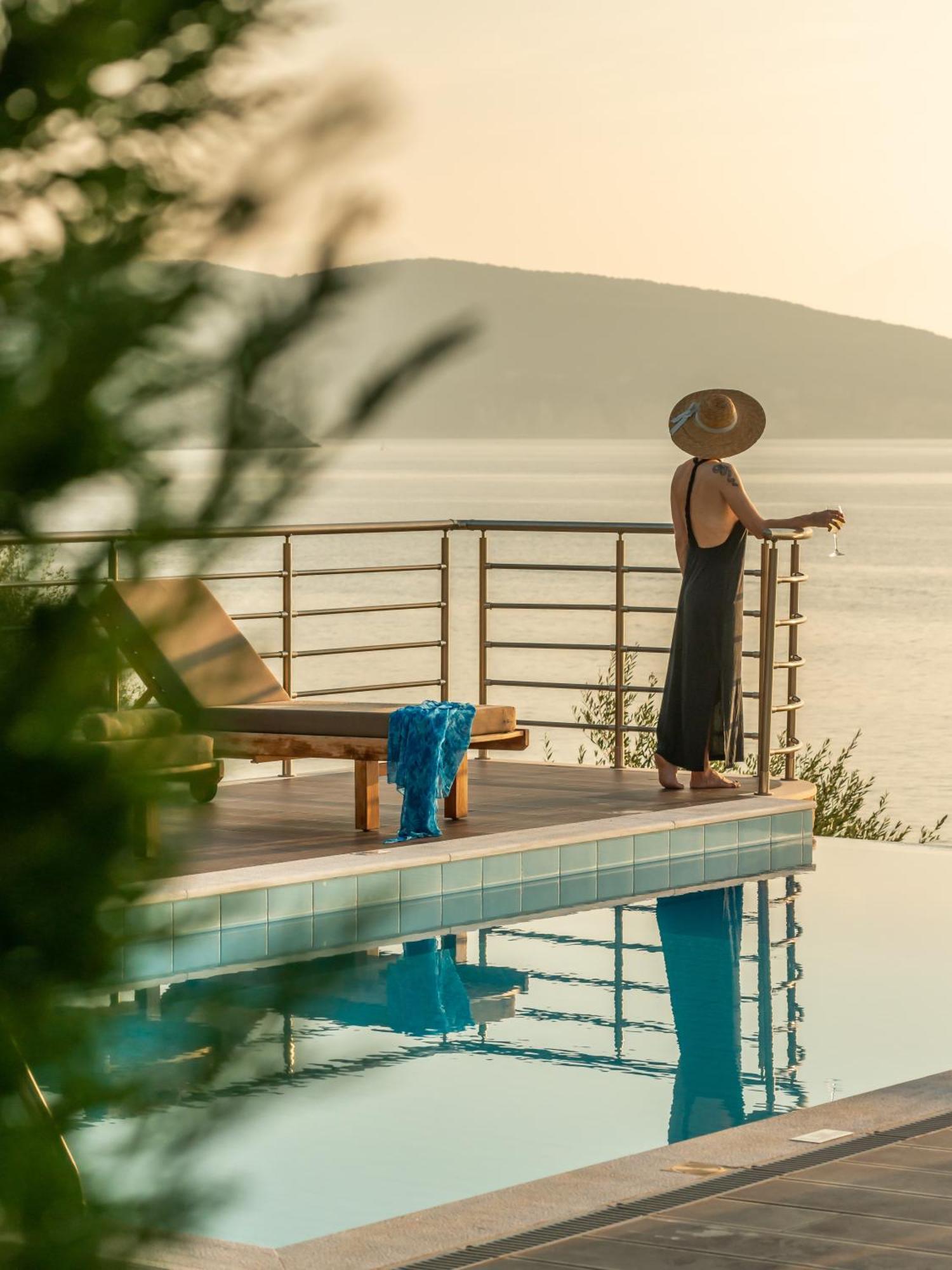 Iris Villas Lefkada - Marine Villa With Private Sea Access Syvota Exterior foto