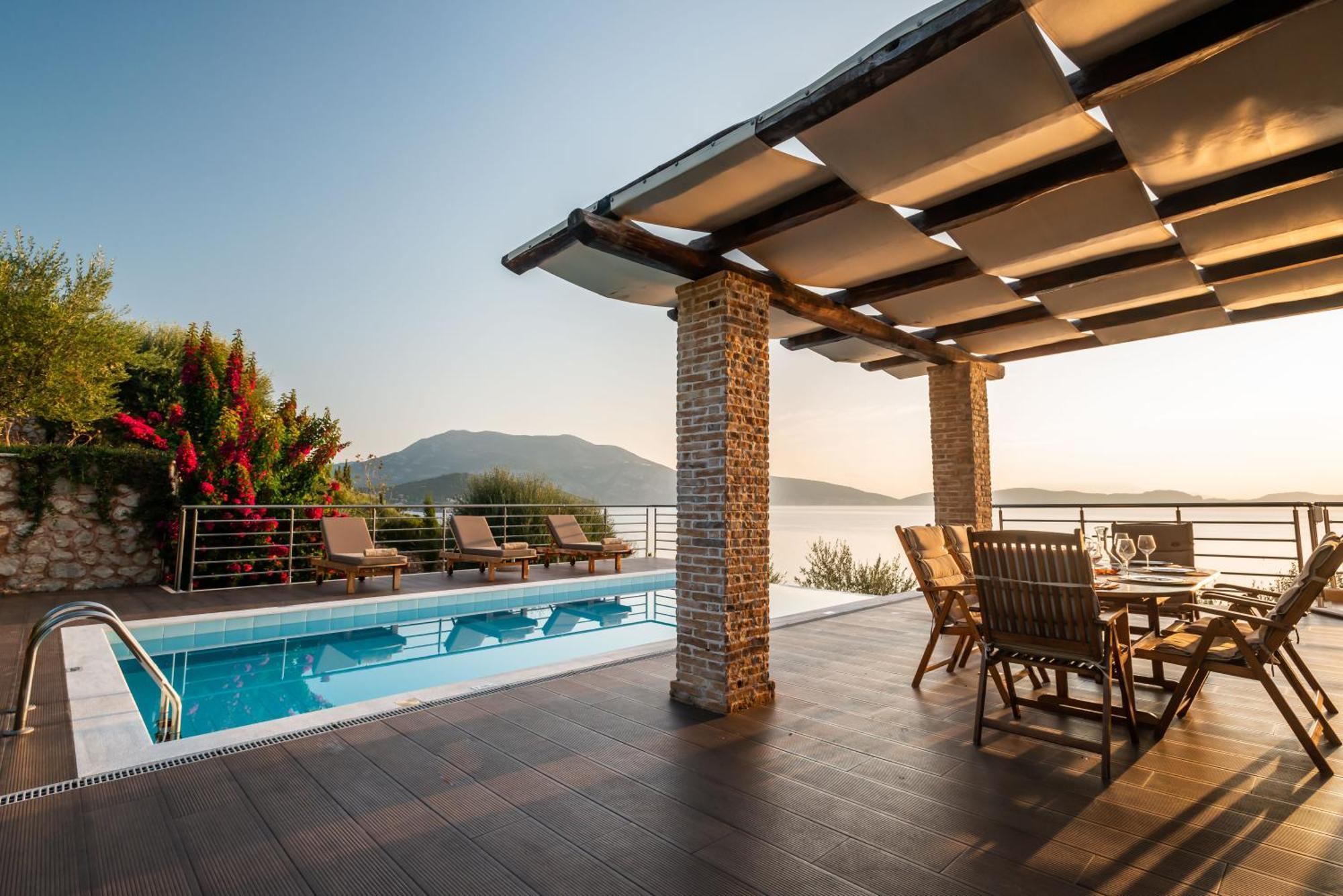 Iris Villas Lefkada - Marine Villa With Private Sea Access Syvota Exterior foto
