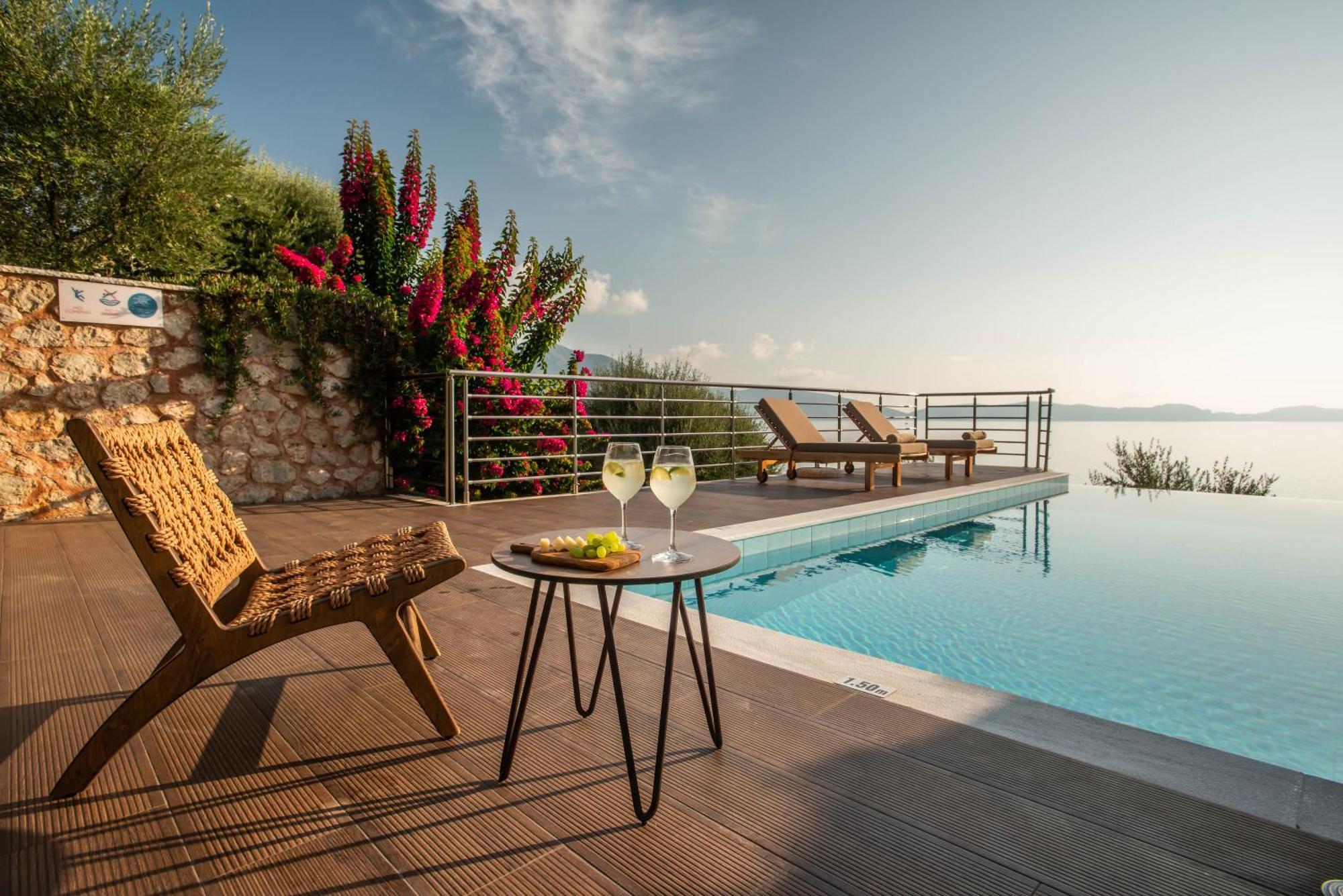 Iris Villas Lefkada - Marine Villa With Private Sea Access Syvota Exterior foto
