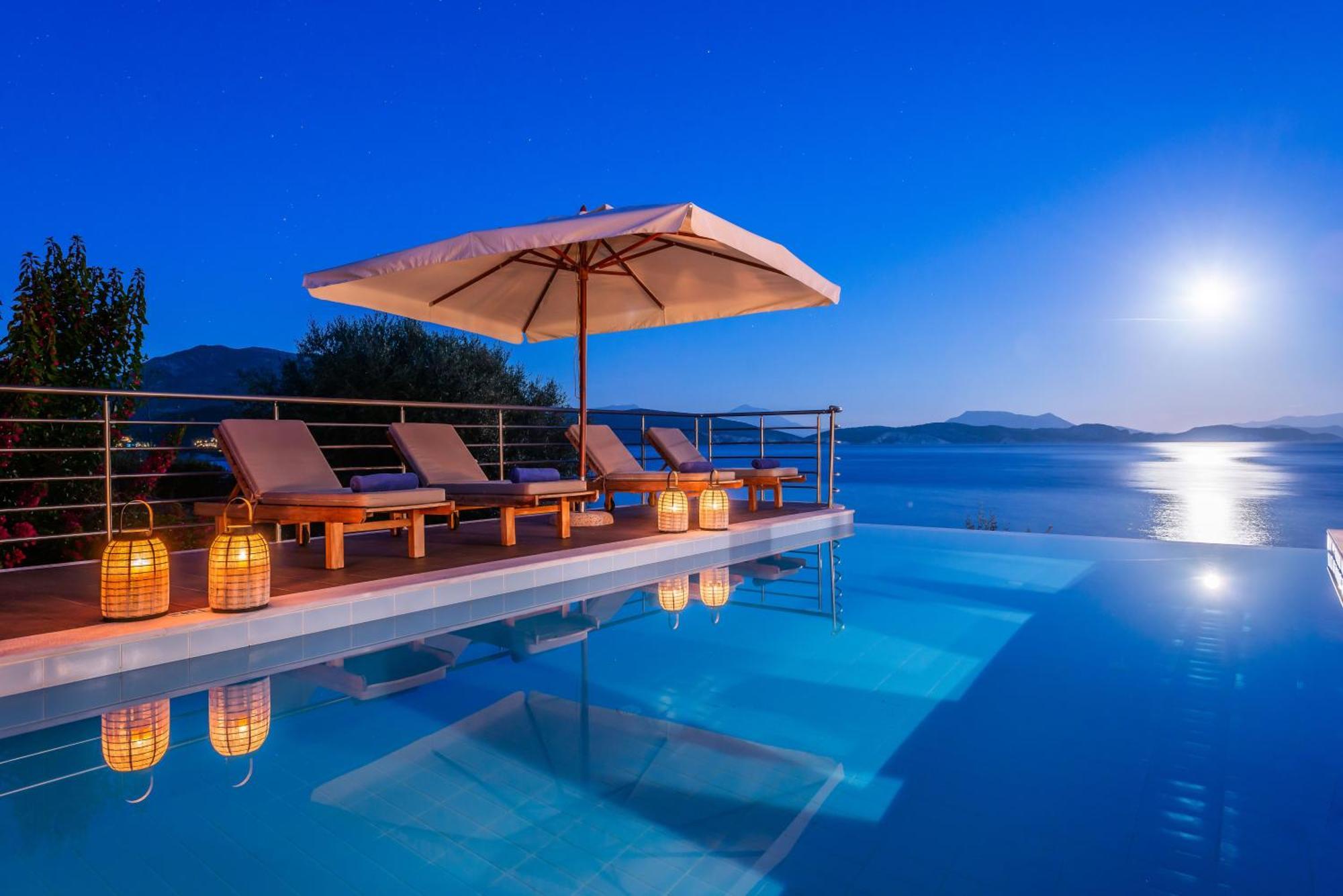 Iris Villas Lefkada - Marine Villa With Private Sea Access Syvota Exterior foto